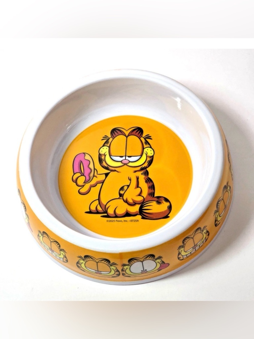 Garfield Pet Bowl - Orange & White